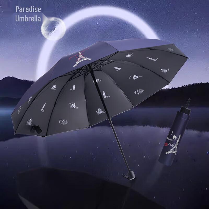 Paradise Oversized Windproof 3-Fold Sun & Rain Umbrella
Paradise Oversized Windproof 3-Fold Sun & Rain Umbrella