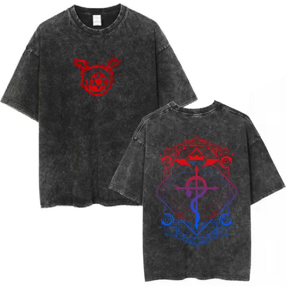 Anime Fullmetal Alchemist Vintage Washed Tshirt Funny Manga Brotherhood Eyes Tshirts Fashion Casual Short Sleeves T Shirt Tops S
Anime Fullmetal Alchemist Vintage Washed Tshirt Funny Manga Brotherhood Eyes Tshirts Fashion Casual Short Sleeves T Shirt Tops S