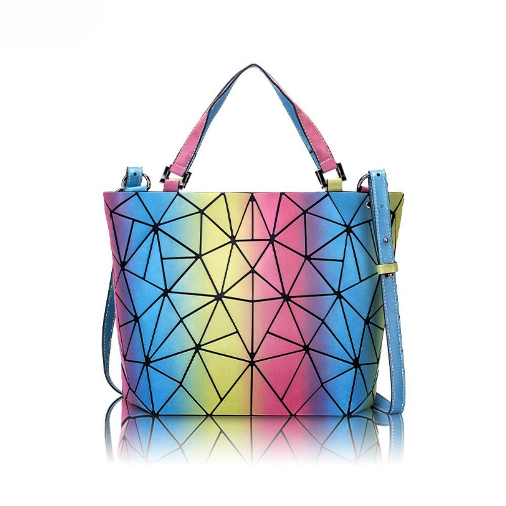 Bag Women s New Women s Messenger Bag European and American Trendy Versatile Tote Bag Large Capacity Rainbow Rhombus Bucket Bag
Bag Women s New Women s Messenger Bag European and American Trendy Versatile Tote Bag Large Capacity Rainbow Rhombus Bucket Bag
