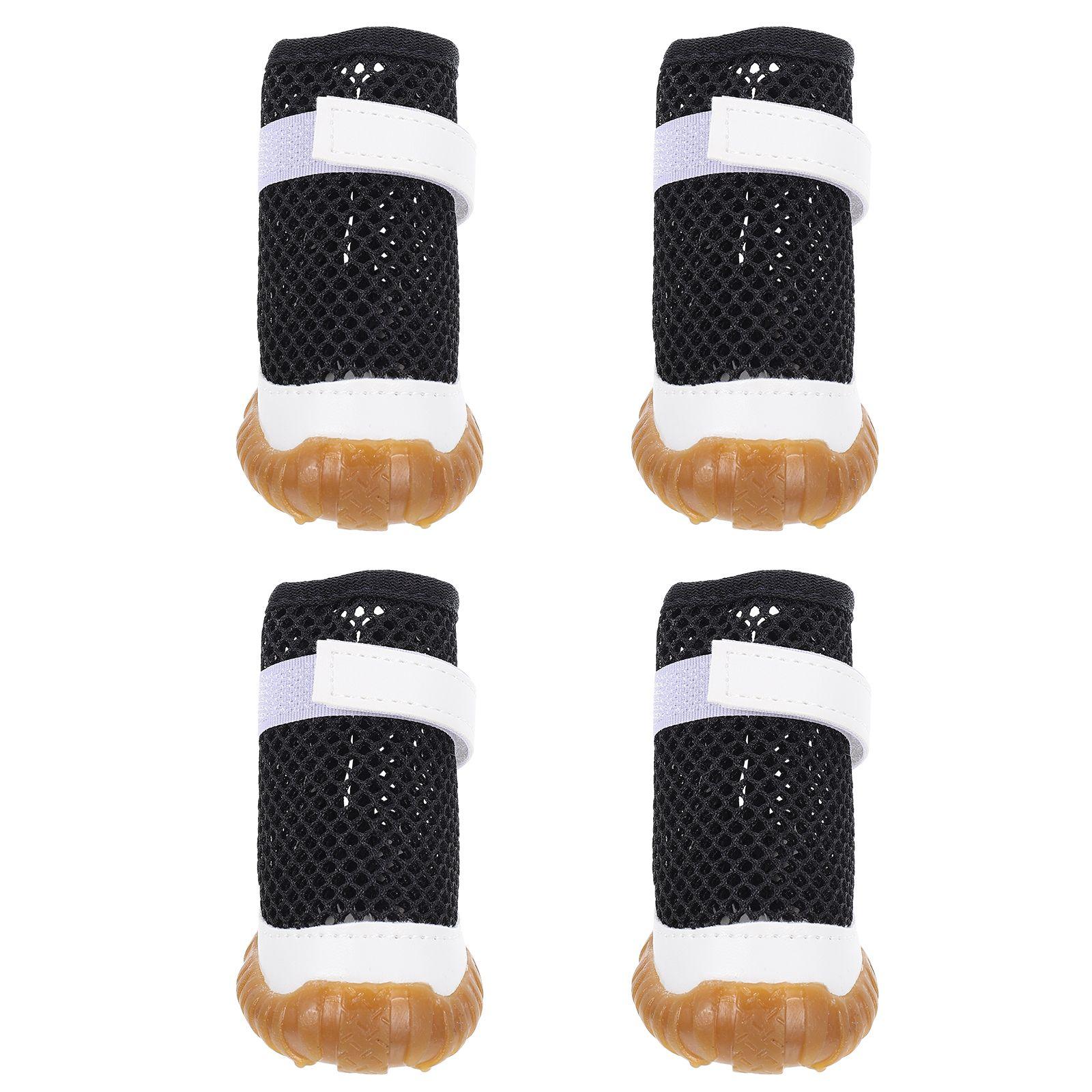 4 Pcs Summer Pet Shoes PVC Dog Boots Hollow Mesh Design Adjustable Breathable Puppy Feet Covers Indoor Outdoor Doggy Protector 5X4.5X4.5CM
4 Pcs Summer Pet Shoes PVC Dog Boots Hollow Mesh Design Adjustable Breathable Puppy Feet Covers Indoor Outdoor Doggy Protector 5X4.5X4.5CM