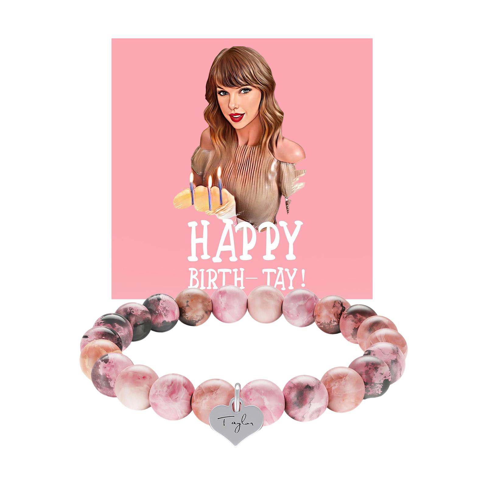 Bracelet Birthday Party Music Festival Bracelet Peach Heart Natural Stone Bracelet Fan Gift One Size
Bracelet Birthday Party Music Festival Bracelet Peach Heart Natural Stone Bracelet Fan Gift One Size