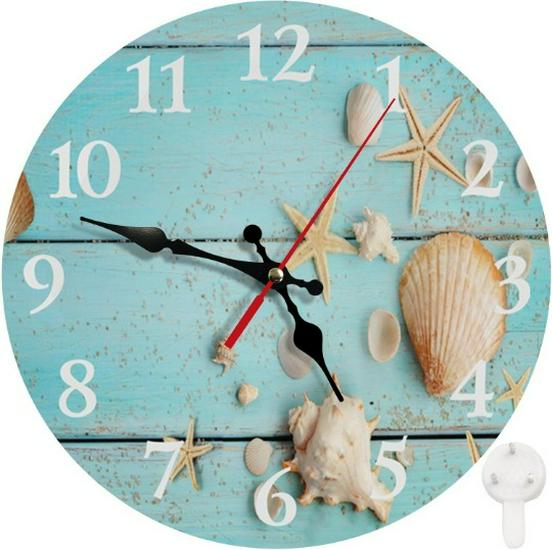 Silent Digital Beach Scenery Wall Clock for Living Room
Silent Digital Beach Scenery Wall Clock for Living Room