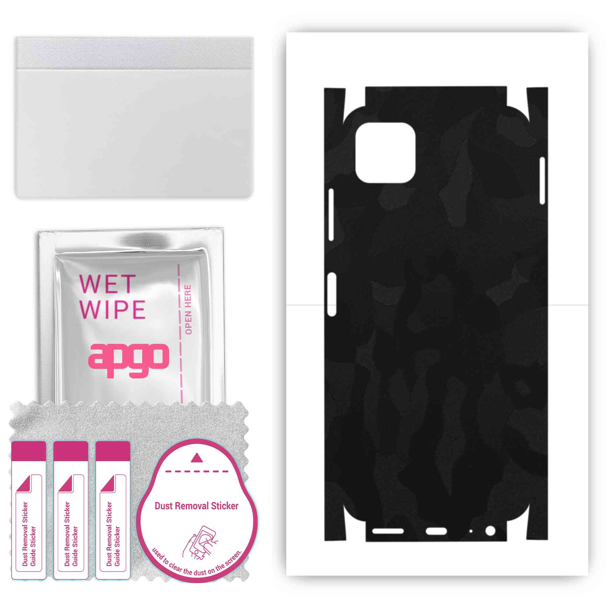apgo Protective Skin Sticker for the back+sides compatible with Samsung Galaxy F42 5G, Full Wrap Film, Foil, Vinyl - Pattern Black Camo
apgo Protective Skin Sticker for the back+sides compatible with Samsung Galaxy F42 5G, Full Wrap Film, Foil, Vinyl - Pattern Black Camo