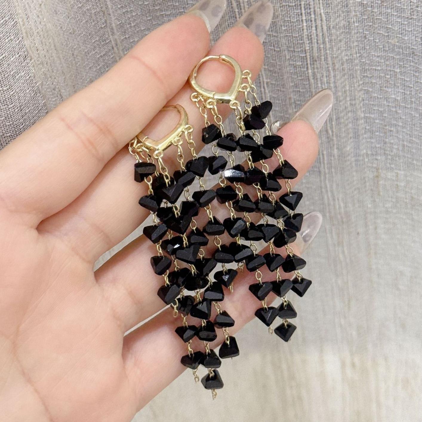 Trendy Crystal Tassel Drop Earrings for Women Temperament Irregular Long Dangle Earring Girls Party Daily Wedding Jewelry Gift
Trendy Crystal Tassel Drop Earrings for Women Temperament Irregular Long Dangle Earring Girls Party Daily Wedding Jewelry Gift