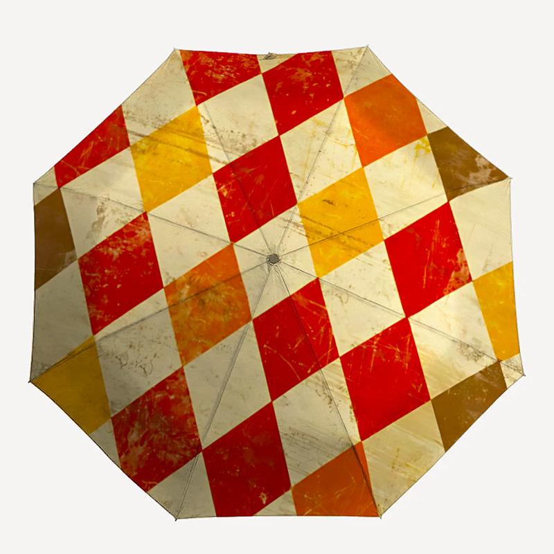 1pc Colorful Diamond Pattern Automatic Folding Umbrella, Lightweight Retractable Compact Travel Umbrella, 8-Rib Sturdy Frame, Fine Outdoor Umbrella075
1pc Colorful Diamond Pattern Automatic Folding Umbrella, Lightweight Retractable Compact Travel Umbrella, 8-Rib Sturdy Frame, Fine Outdoor Umbrella075