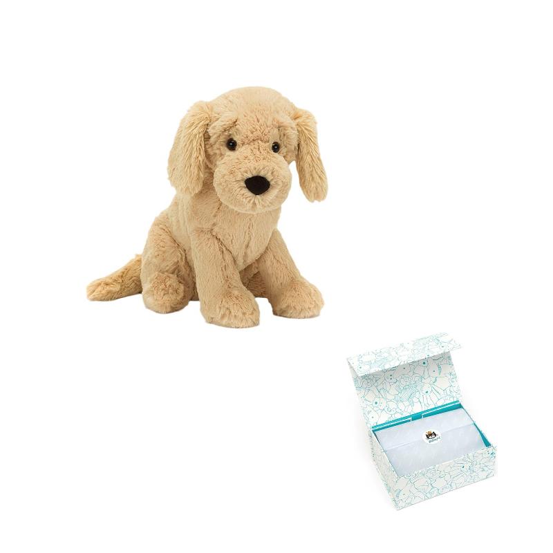JELLYCAT Dog Series Tilly Golden Retriever Cute Doll Plush Doll 27cm Height Blue Box
JELLYCAT Dog Series Tilly Golden Retriever Cute Doll Plush Doll 27cm Height Blue Box