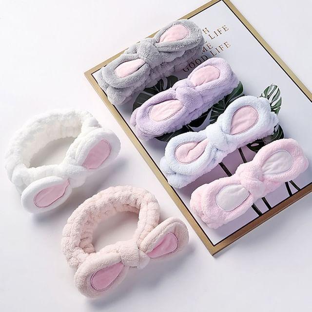 Honeyfluff - Bow Face Wash Headband Blue
Honeyfluff - Bow Face Wash Headband Blue