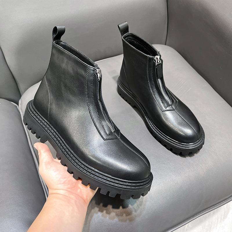 Directly from the manufacturer Winter Zipper Chelsea Boots Medium Locomotive Men s British Style High Top Platform Leather Boots 83101-T 44 чорний
Directly from the manufacturer Winter Zipper Chelsea Boots Medium Locomotive Men s British Style High Top Platform Leather Boots 83101-T 44 чорний