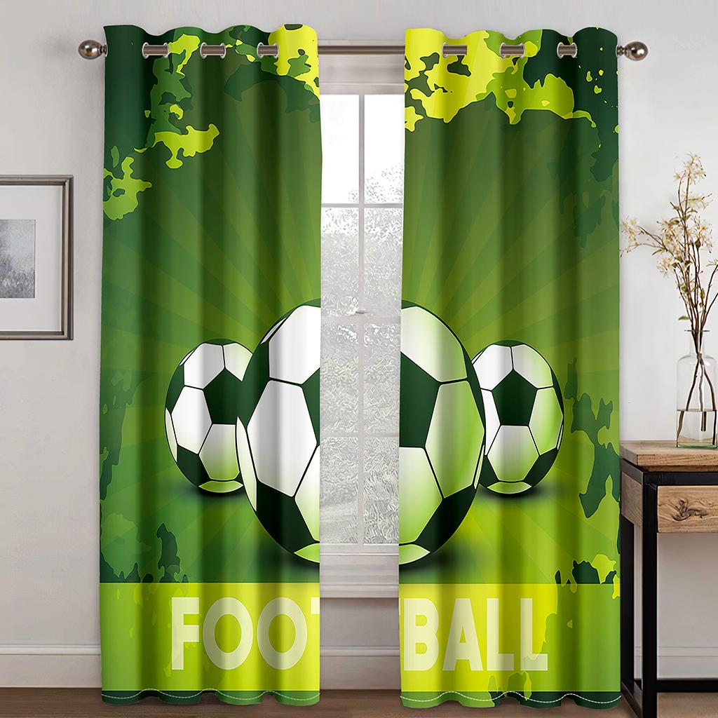Футбольні м ячі Футбольний дизайн Сині штори Обробка вікон Штори Віконні штори для вітальні Спальні Дитяча кімната Домашній декор 2x70W185H(CM)&Grommet Top
Футбольні м ячі Футбольний дизайн Сині штори Обробка вікон Штори Віконні штори для вітальні Спальні Дитяча кімната Домашній декор 2x70W185H(CM)&Grommet Top