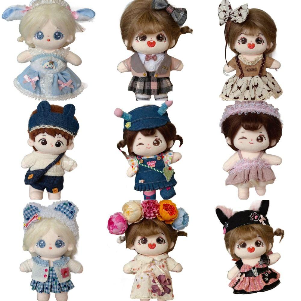 20cm Cotton Doll Doll Lolita Clothing Hand-made Doll Dress Set Doll Changing Clothes Plush Toy
20cm Cotton Doll Doll Lolita Clothing Hand-made Doll Dress Set Doll Changing Clothes Plush Toy