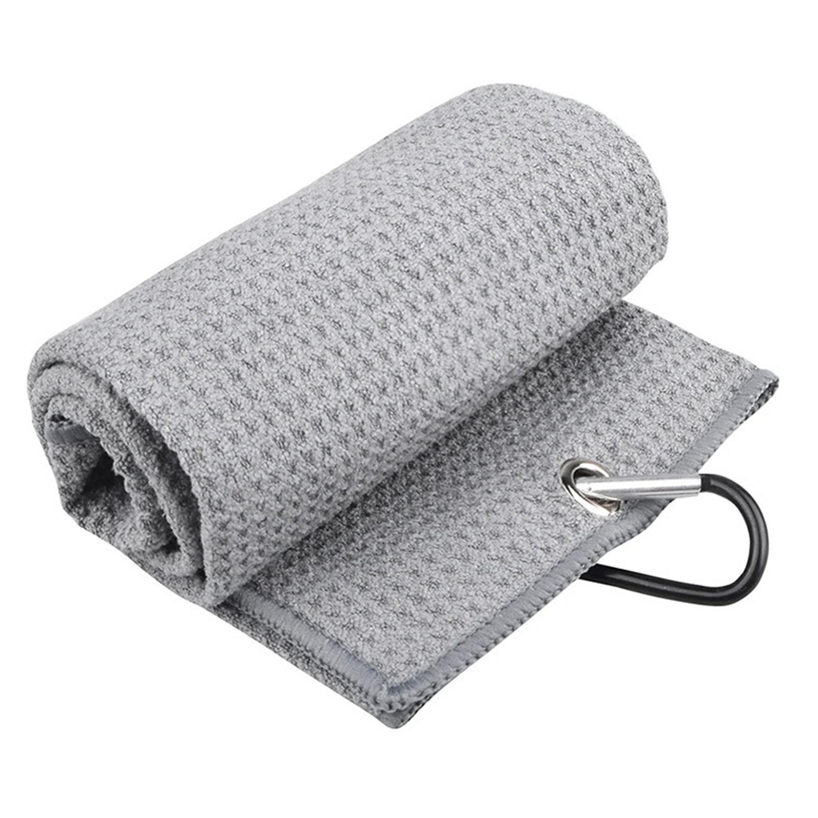 Полотенце для гольфа из микроволокна, чистящее средство, салфетка для чистки головок гольфа с пряжкой, крючком, зажимом для сопротивления, салфетка для протирки клюшек для гольфа