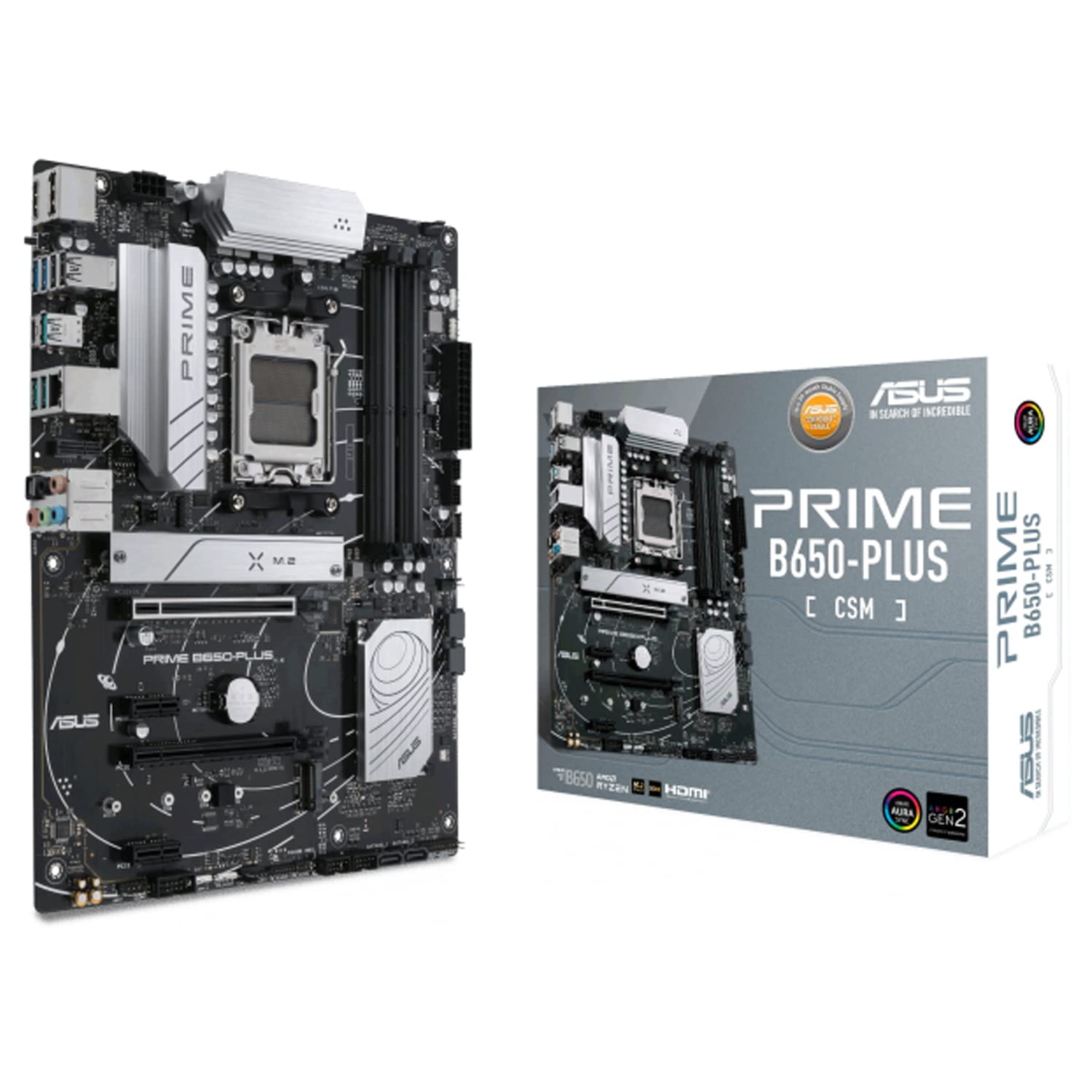 ASUS PRIME AMD Ryzen 7000 series AM5 compatible B650 equipped ATX authorized distributor product B650-PLUS/CSM motherboard/domestic
ASUS PRIME AMD Ryzen 7000 series AM5 compatible B650 equipped ATX authorized distributor product B650-PLUS/CSM motherboard/domestic