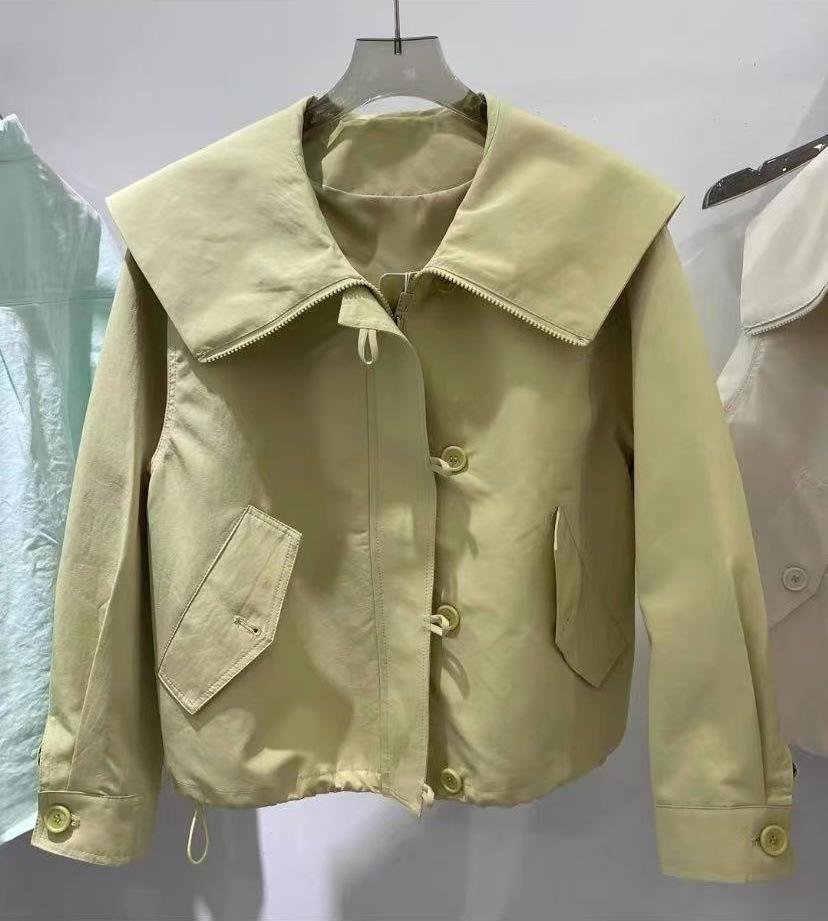 Корейская нишевая повседневная куртка на пуговицах-лягушках темно-синего цвета - Женское модное короткое пальто на весну/осень XL светло-зеленый
Корейская нишевая повседневная куртка на пуговицах-лягушках темно-синего цвета - Женское модное короткое пальто на весну/осень XL светло-зеленый