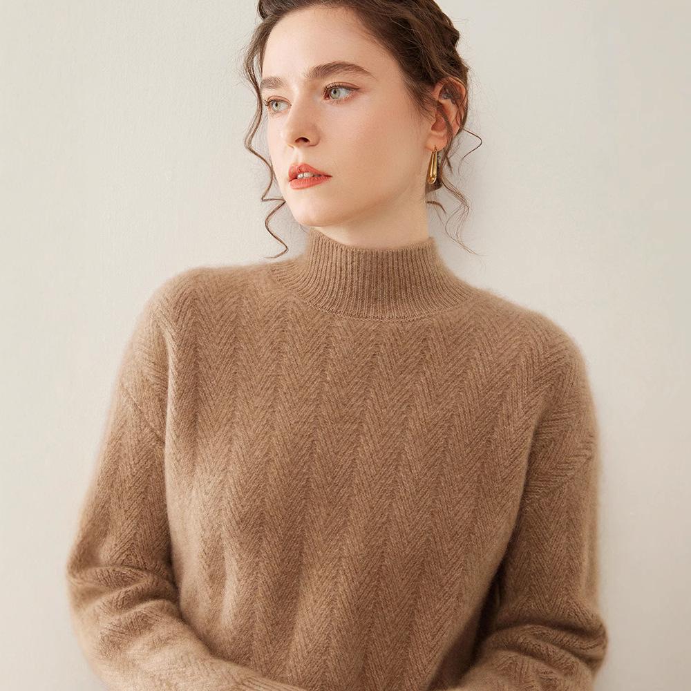 Women s Soft Cashmere Knit Sweater - Half High Neck, Slim Fit, Versatile Fashion Design Small 85-100 lbs
Women s Soft Cashmere Knit Sweater - Half High Neck, Slim Fit, Versatile Fashion Design Small 85-100 lbs