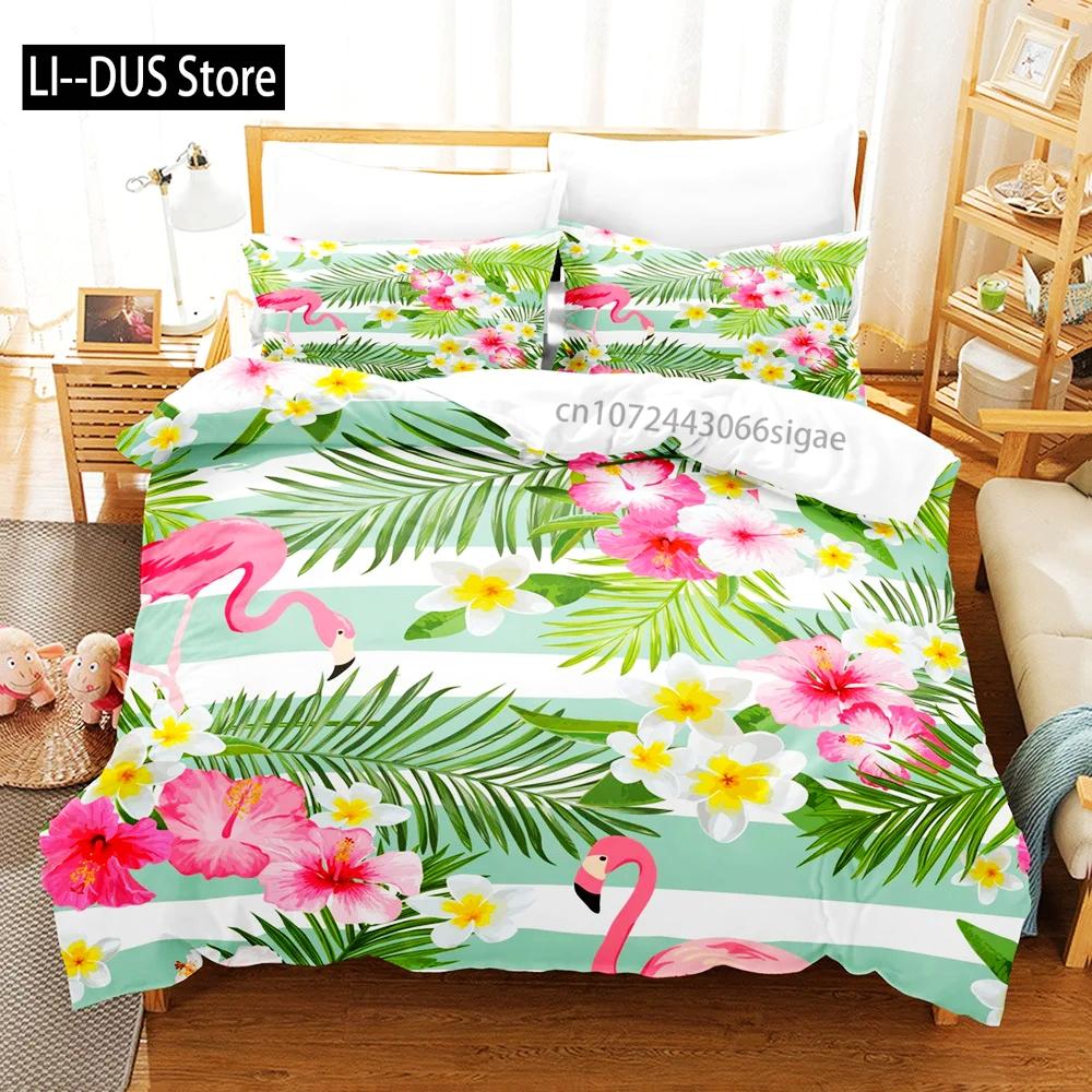 Pink Flamingo Duvet Cover Green Leaves Floral Animal Print Bedding Set For Kids Girls Tropical Pattern Design Bedroom Decor 135x200cm
Pink Flamingo Duvet Cover Green Leaves Floral Animal Print Bedding Set For Kids Girls Tropical Pattern Design Bedroom Decor 135x200cm