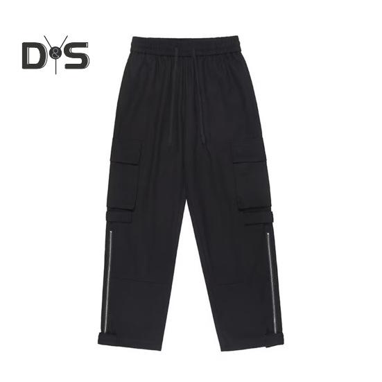 Мужские брюки-карго с декором на молнии, свободные широкие брюки, прямые брюки с несколькими карманами, сплошной цвет, полная длина, на шнурке, с эластичной резинкой на талии, уличная одежда, мужские длинные брюки M чёрный
Мужские брюки-карго с декором на молнии, свободные широкие брюки, прямые брюки с несколькими карманами, сплошной цвет, полная длина, на шнурке, с эластичной резинкой на талии, уличная одежда, мужские длинные брюки M чёрный