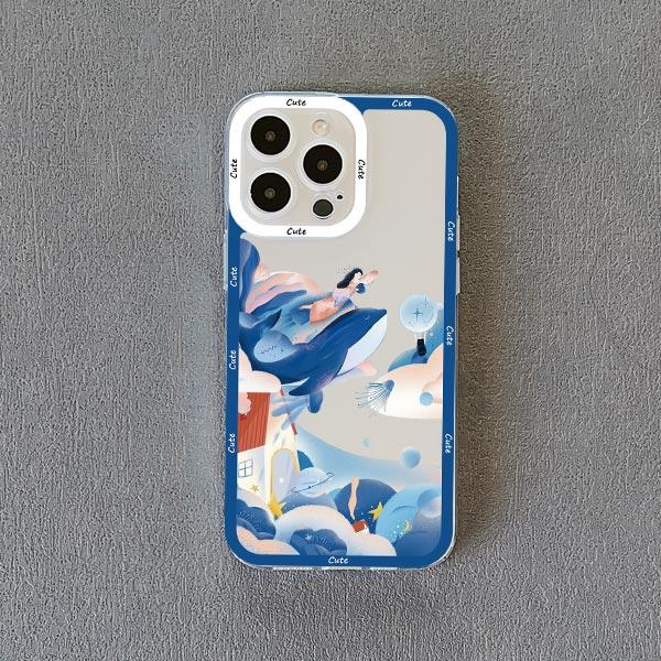 Cartoon Cute Whale Clear Phone Case For iPhone 11 12 13 14 15 Pro Max X XR XS 15 14 7 8 Plus SE 2020 Transparent Shell Fundas iphone13
Cartoon Cute Whale Clear Phone Case For iPhone 11 12 13 14 15 Pro Max X XR XS 15 14 7 8 Plus SE 2020 Transparent Shell Fundas iphone13