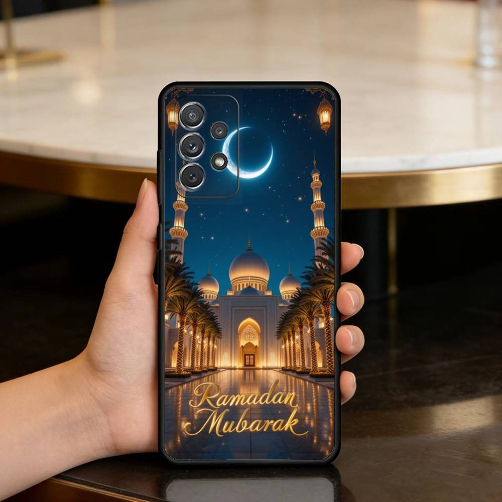 Eid Mubarak Ramadan Kareem Soft Silicone Black Cover Phone Case For Samsung Galaxy A73,A72,A71,A70,A53,A52,A51 Samsung a53 5g
Eid Mubarak Ramadan Kareem Soft Silicone Black Cover Phone Case For Samsung Galaxy A73,A72,A71,A70,A53,A52,A51 Samsung a53 5g