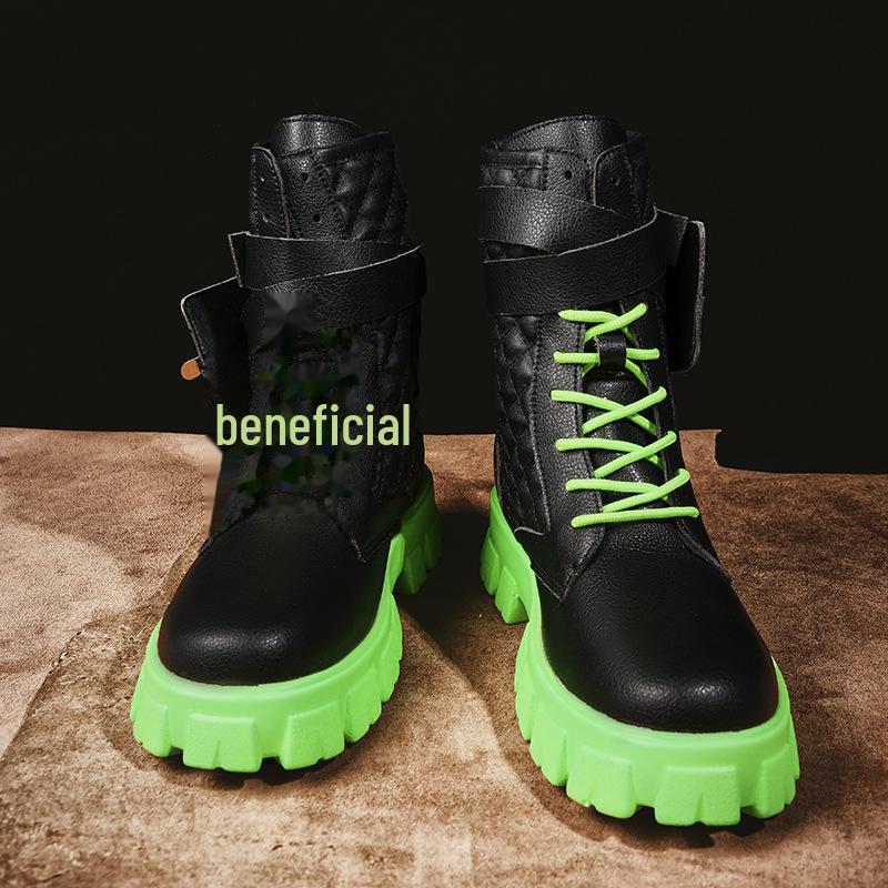 Мужские модные белые высокие ретро-ботинки Martin - европейский осенний модный стиль в мотоциклетном стиле с карманами 39
Мужские модные белые высокие ретро-ботинки Martin - европейский осенний модный стиль в мотоциклетном стиле с карманами 39