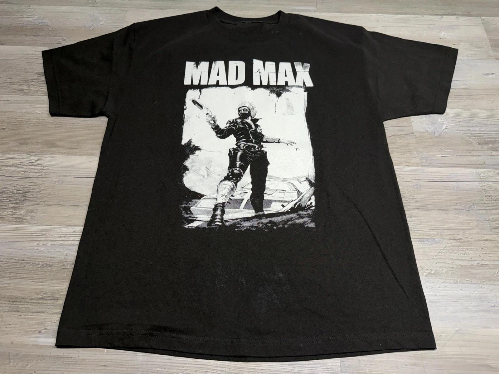 Mad Max T-Shirt Film Poster Tee 70s Action Retro Black Short Sleeve Mens Size L M
Mad Max T-Shirt Film Poster Tee 70s Action Retro Black Short Sleeve Mens Size L M