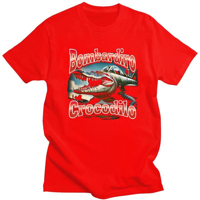 Italian Brainrot Bombardiro Crocodilo T Shirt Men Women Short Sleeves Awesome Clothing Streetwear Summer 100 Cotton Tee Tops S
Italian Brainrot Bombardiro Crocodilo T Shirt Men Women Short Sleeves Awesome Clothing Streetwear Summer 100 Cotton Tee Tops S