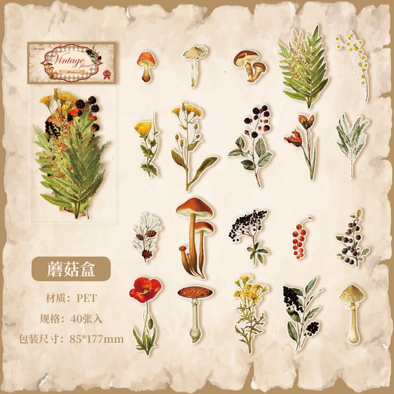 40 Sheets Vintage Flower Plant Leaf Hand Account DIY Scrapbooking Journal Decorative Label Sticker Aesthetic Stationery Supplies
40 Sheets Vintage Flower Plant Leaf Hand Account DIY Scrapbooking Journal Decorative Label Sticker Aesthetic Stationery Supplies