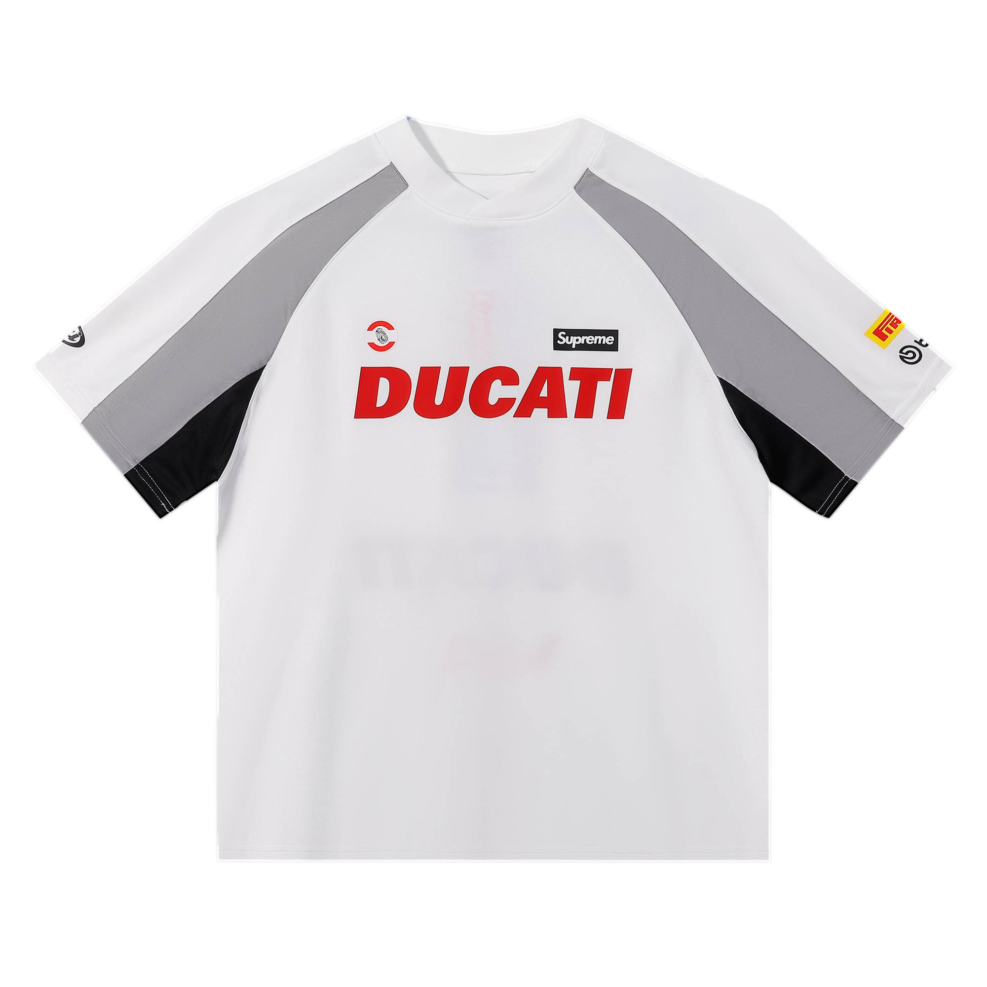 Supreme Ducati Collaboration Short Sleeved Football Jersey, American Trend Loose Fitting Men s and Women s Versatile Racing T-shirt XL
Supreme Ducati Collaboration Short Sleeved Football Jersey, American Trend Loose Fitting Men s and Women s Versatile Racing T-shirt XL