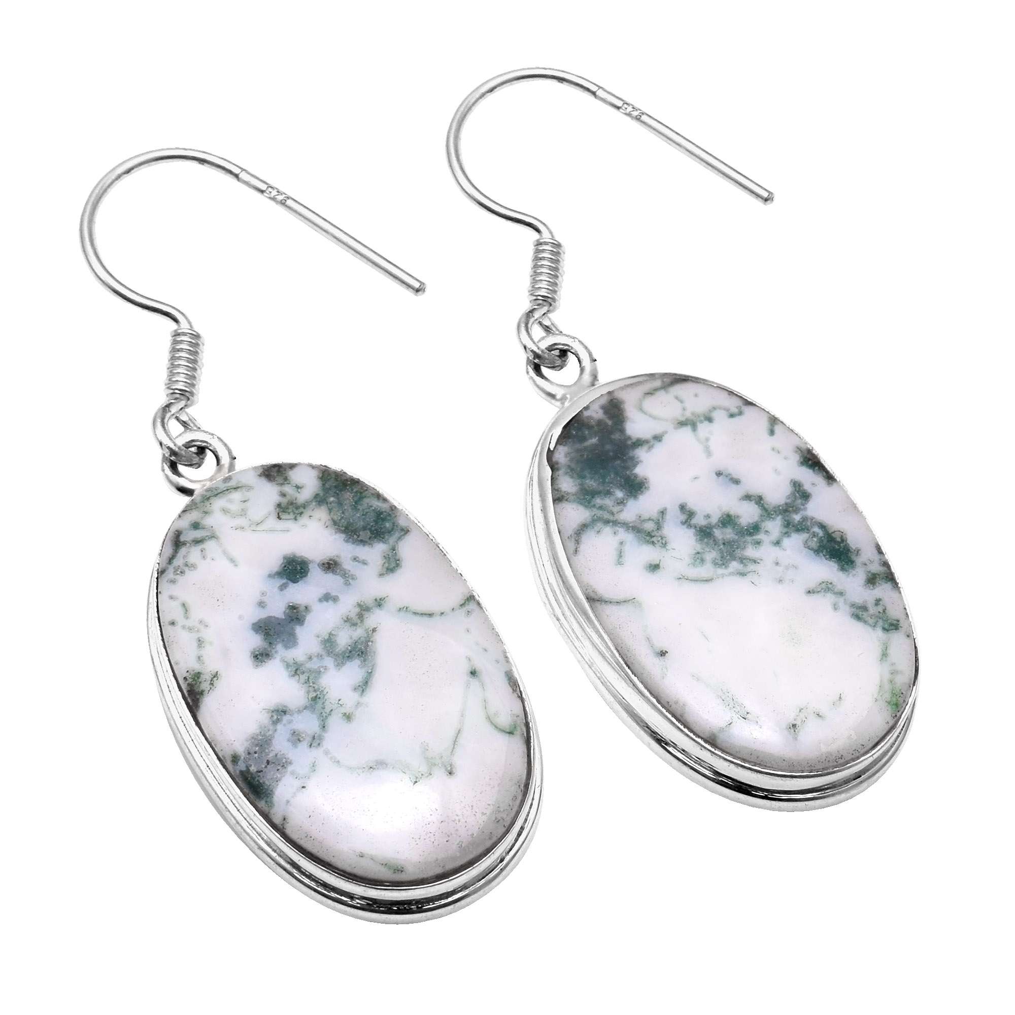 Tree Agate, Gemstone Earrings Solid 925 Sterling Silver Handmade Earrings Jewelry Gift For Women And Girls E-3778
Tree Agate, Gemstone Earrings Solid 925 Sterling Silver Handmade Earrings Jewelry Gift For Women And Girls E-3778