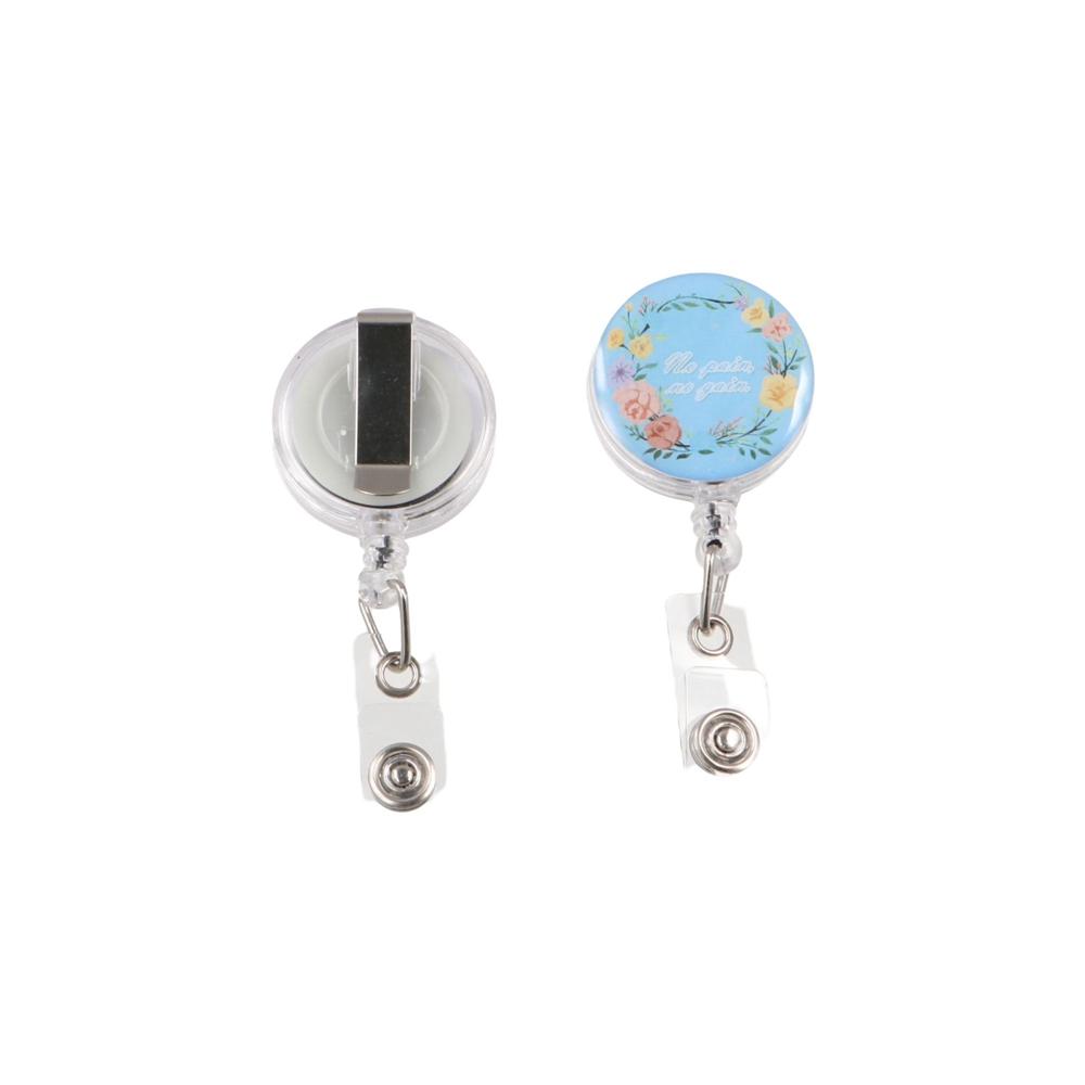 Wreath Retractable Badge Reel Stretchable Name Card Holder Portable Badge Clip Employee Welfare
Wreath Retractable Badge Reel Stretchable Name Card Holder Portable Badge Clip Employee Welfare