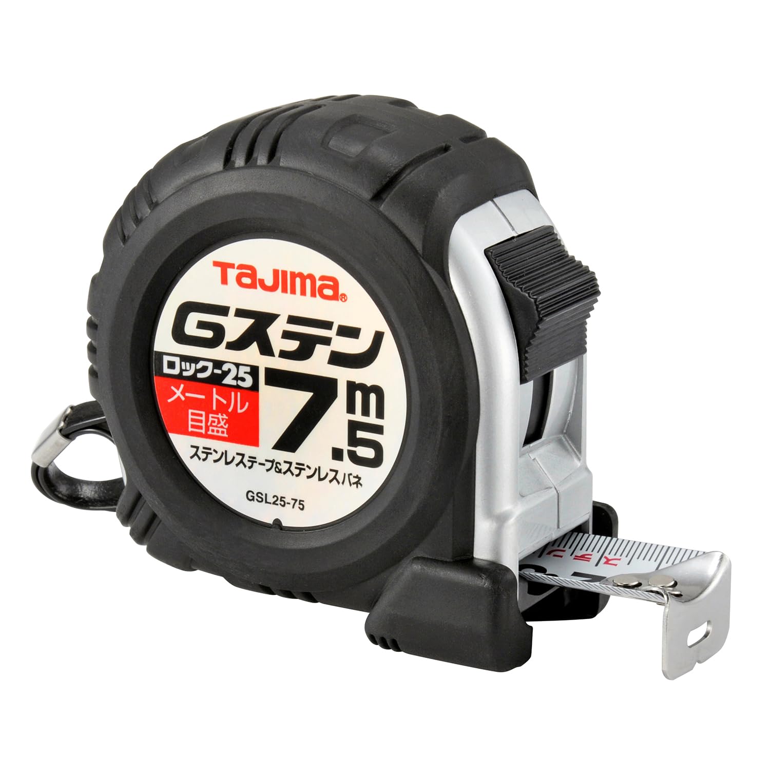 Tajima Lock 25 Випукла Нержавіюча сталь x GSL2575BL G-Stain Стрічка, 7,5 м 25 мм, чорний
Tajima Lock 25 Випукла Нержавіюча сталь x GSL2575BL G-Stain Стрічка, 7,5 м 25 мм, чорний