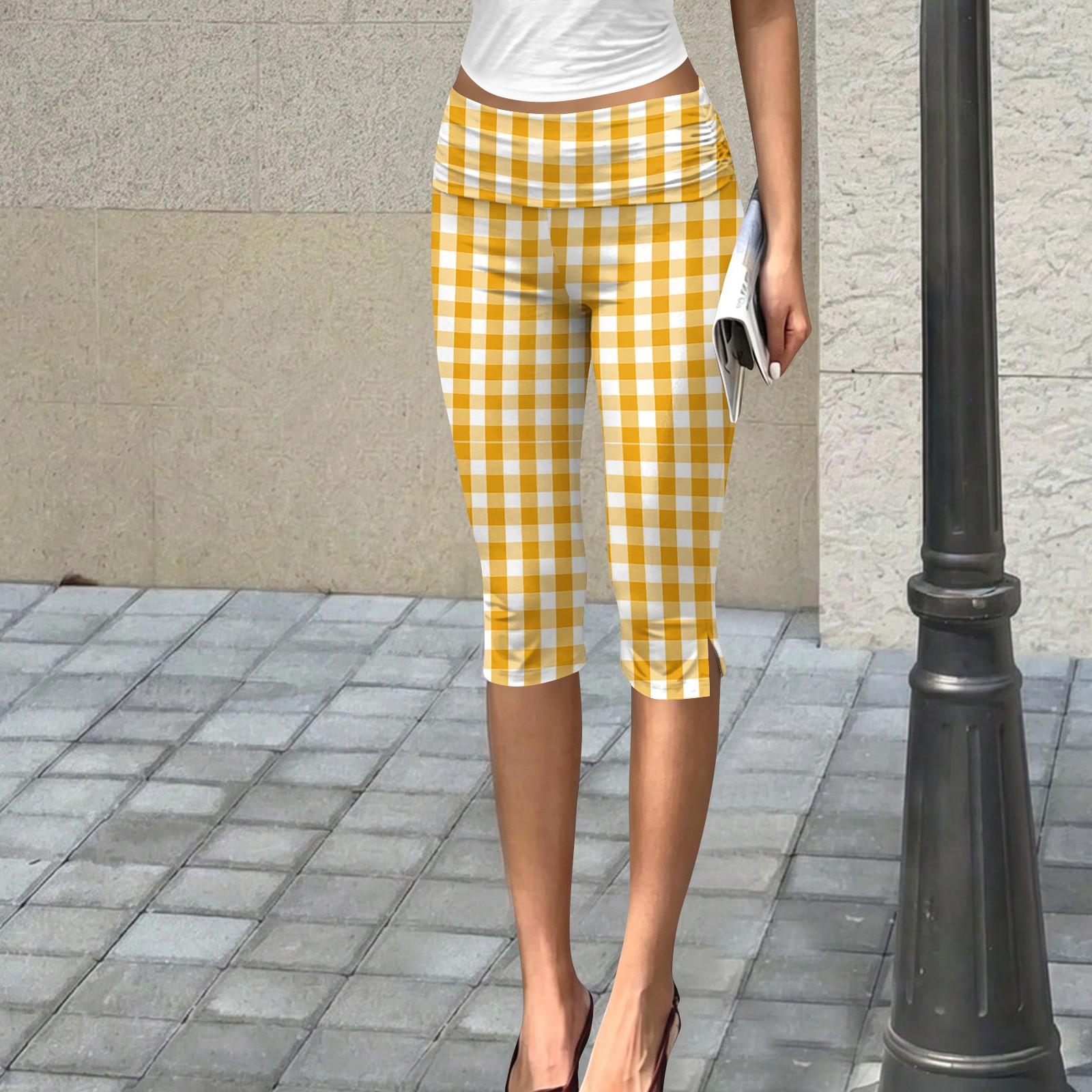 Women s Slim Fit Printed Cropped Pants Wrinkled Texture Stretch Waistband Casual Seven Quarter Length Trousers for Everyday Wear XL жёлтый
Women s Slim Fit Printed Cropped Pants Wrinkled Texture Stretch Waistband Casual Seven Quarter Length Trousers for Everyday Wear XL жёлтый