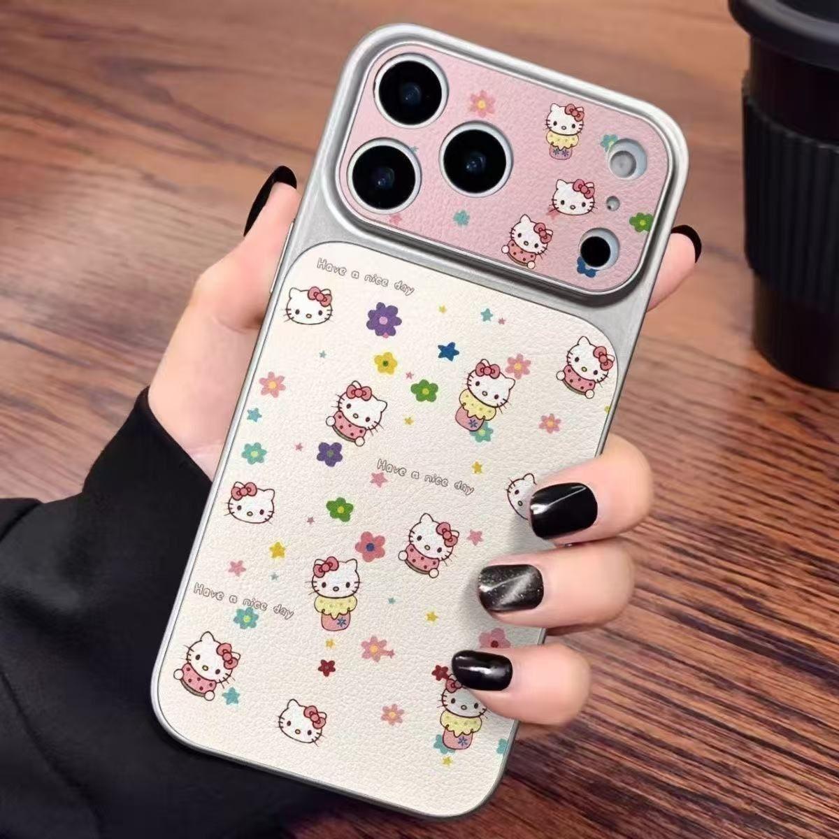 Hello Kitty Floral Full-Coverage Phone Case for Apple 17 Pro Max with Silver Frame and Corning Shell Apple 14 Pro Max
Hello Kitty Floral Full-Coverage Phone Case for Apple 17 Pro Max with Silver Frame and Corning Shell Apple 14 Pro Max