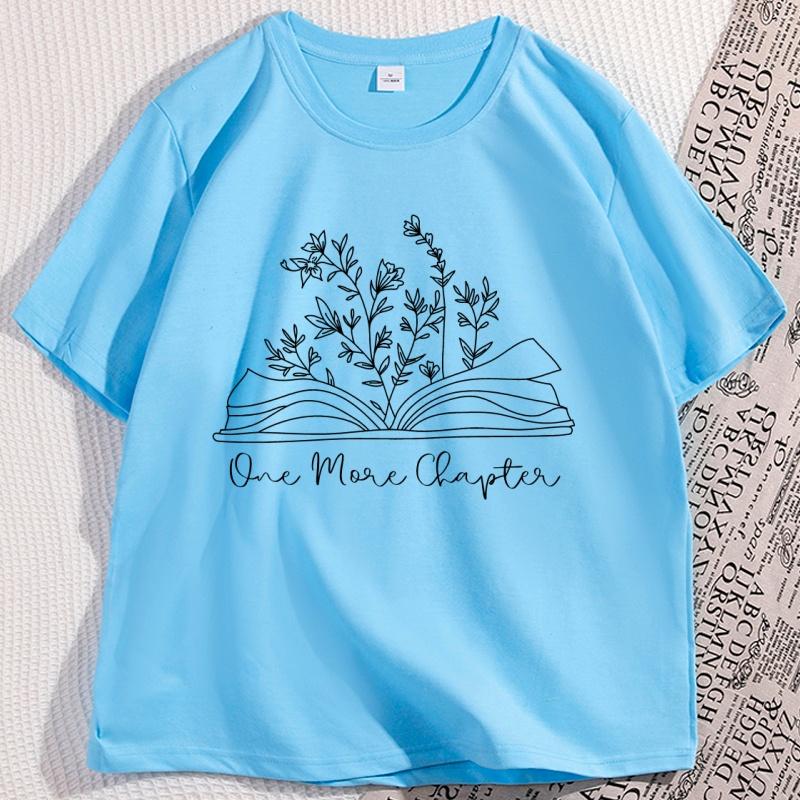 Retro Book Lover Tshirt Reading Tshirts Just One More Chapter Books Club Tshirt Librarian Cotton Short Sleeve Printed Clothes 4XL
Retro Book Lover Tshirt Reading Tshirts Just One More Chapter Books Club Tshirt Librarian Cotton Short Sleeve Printed Clothes 4XL