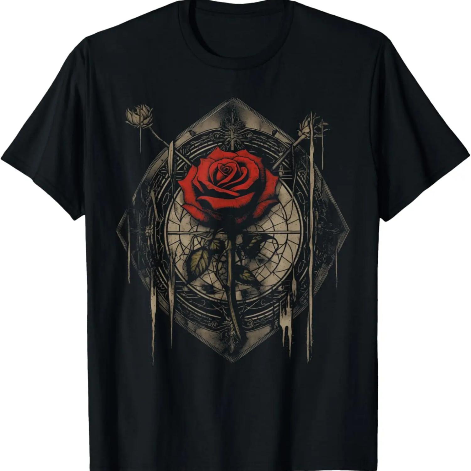 Gothic Aesthetic Red Flowers Rose Church Window Witchcraft T-Shirt XXXXXL чорний
Gothic Aesthetic Red Flowers Rose Church Window Witchcraft T-Shirt XXXXXL чорний