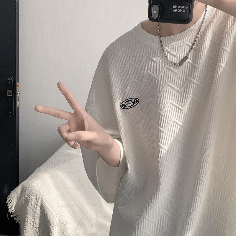 Men s Summer Korean Style Trendy Round Neck Short-Sleeve Loose Casual T-Shirt M сірий колір
Men s Summer Korean Style Trendy Round Neck Short-Sleeve Loose Casual T-Shirt M сірий колір