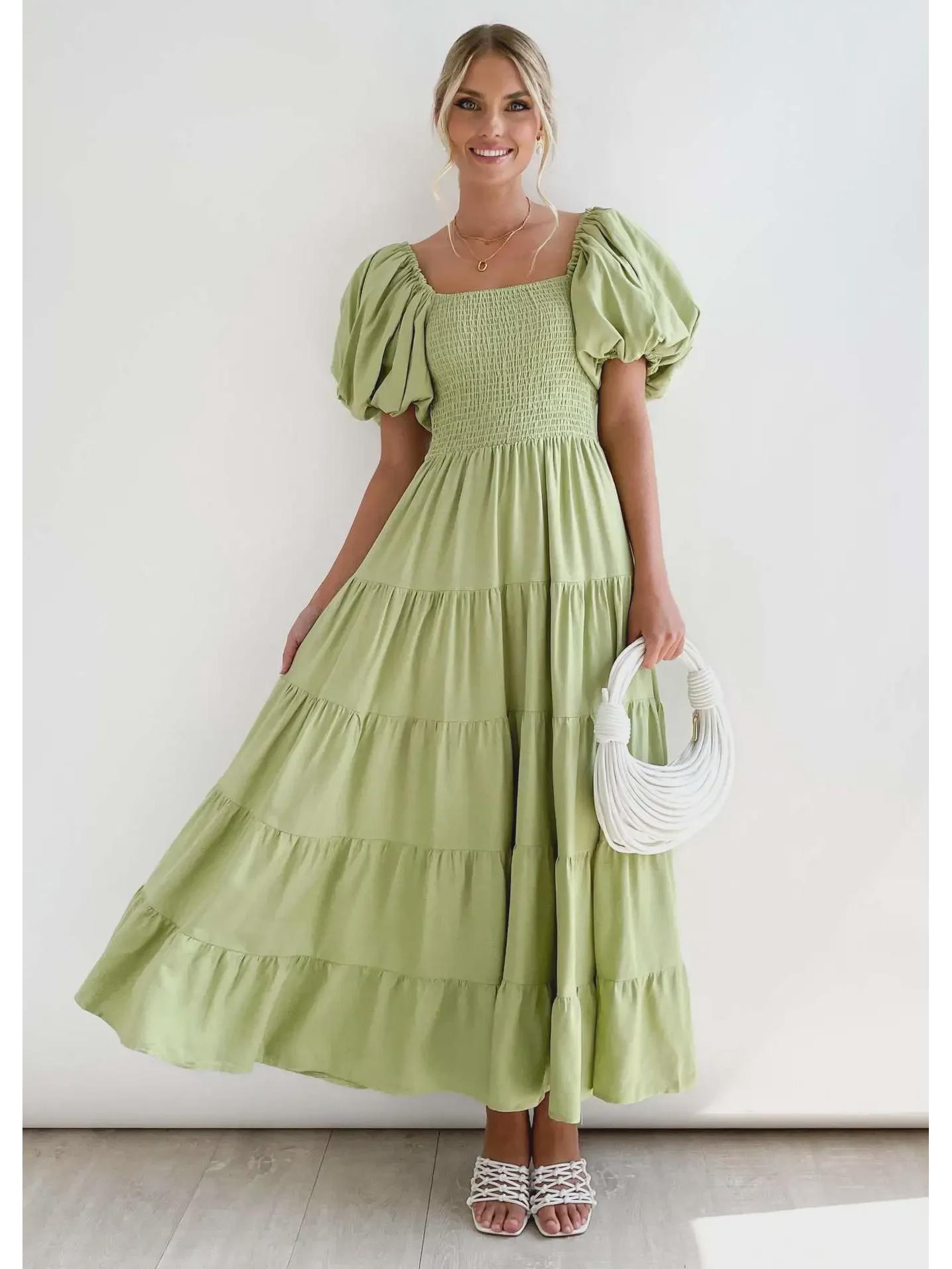 Летнее платье 2024 года в европейском и американском стиле с одним плечом, пышными рукавами и высокой талией с принтом L
Летнее платье 2024 года в европейском и американском стиле с одним плечом, пышными рукавами и высокой талией с принтом L