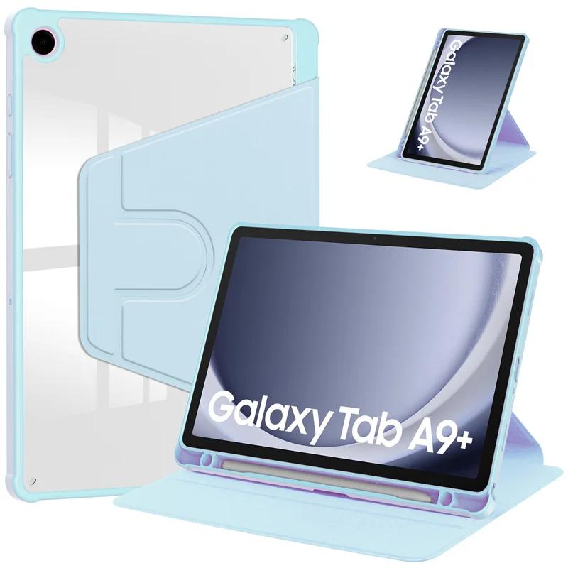 Чехол для планшета Samsung Tab A9 Plus 11 дюймов с держателем для ручек, вращающийся на 360°, прозрачная жесткая подставка, откидная подставка, противоударный чехол Tab A9 Plus 11inch небесно-голубой
Чехол для планшета Samsung Tab A9 Plus 11 дюймов с держателем для ручек, вращающийся на 360°, прозрачная жесткая подставка, откидная подставка, противоударный чехол Tab A9 Plus 11inch небесно-голубой