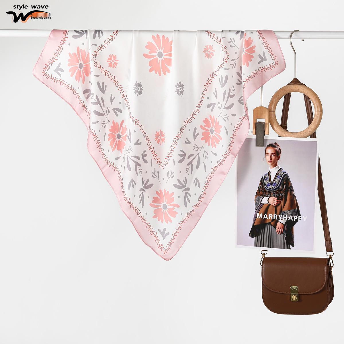 Floral 70cm Silk-Print Square Scarf - Versatile Headscarf & Necktie for All Seasons 70x70 CM
Floral 70cm Silk-Print Square Scarf - Versatile Headscarf & Necktie for All Seasons 70x70 CM