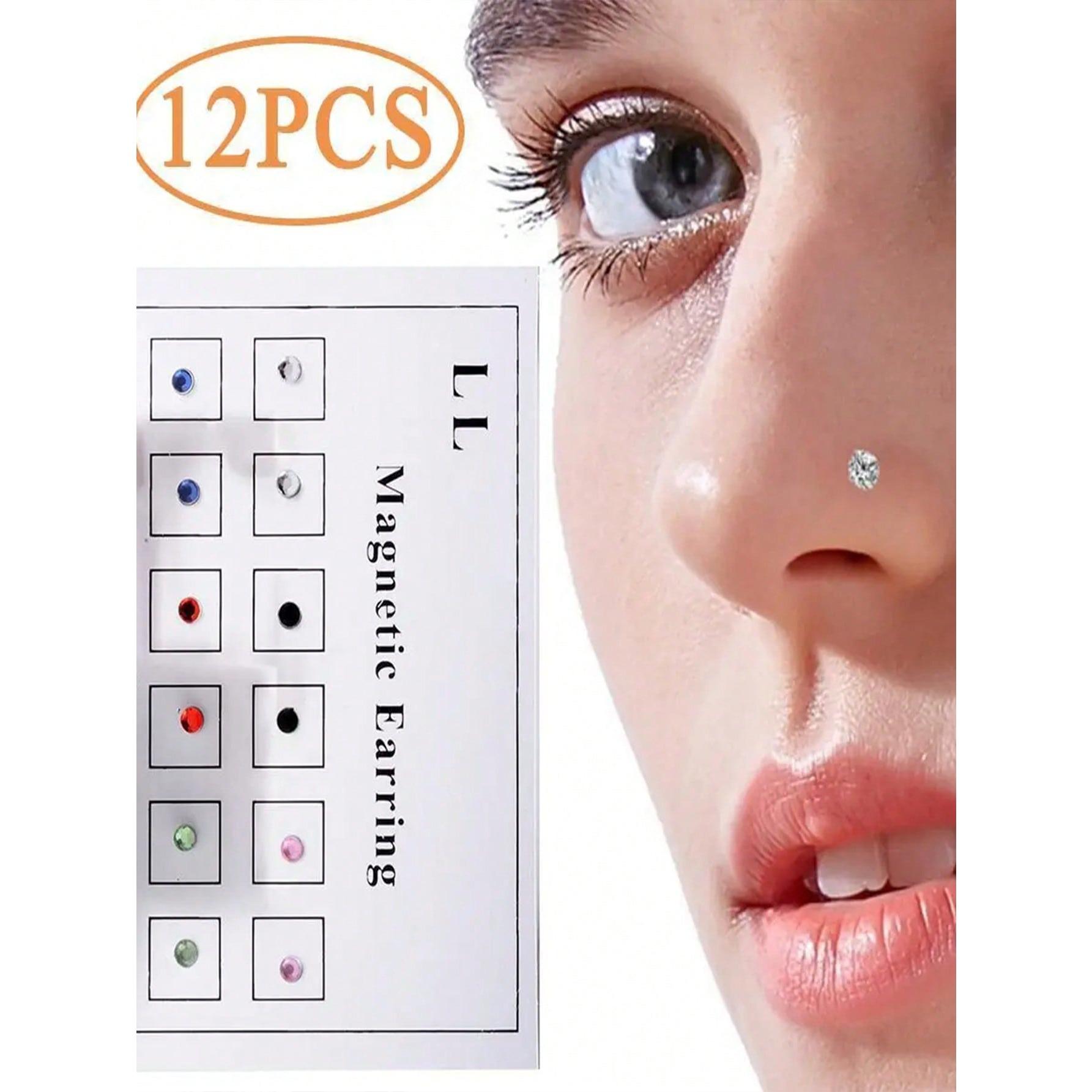 12 шт./карточка Кристальные магнитные серьги-гвоздики Магнитные серьги-гвоздики для носа, ушей, губ Кристальный клип для имитации носогубного кольца без прокола
12 шт./карточка Кристальные магнитные серьги-гвоздики Магнитные серьги-гвоздики для носа, ушей, губ Кристальный клип для имитации носогубного кольца без прокола