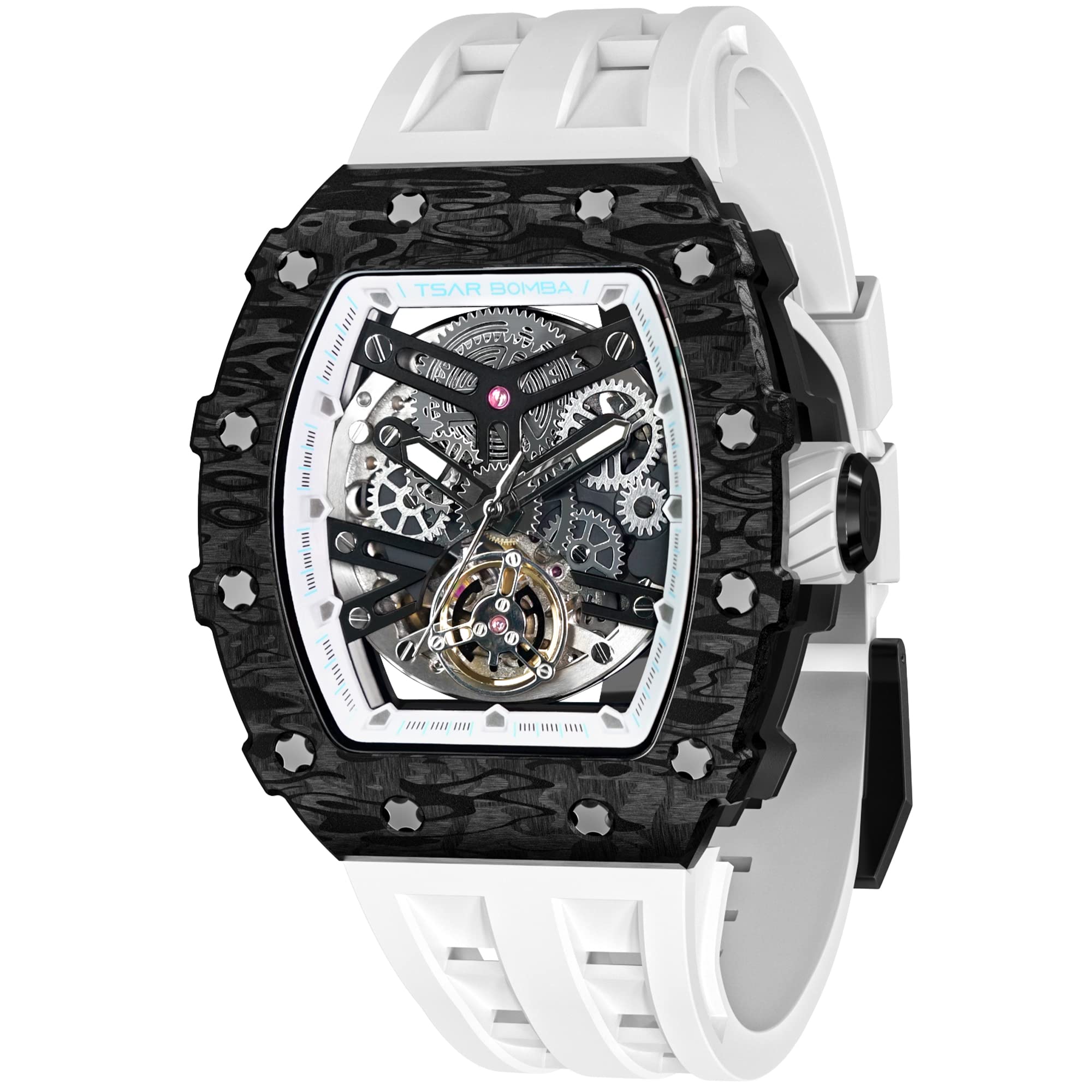 TSAR BOMBA Automatic Watch Arm Watch 5 ATM Water Resistant Tonneau Type Tokei Watch Business Stainless Steel Sports Luxury Fashion Casual Watch Barrel
TSAR BOMBA Automatic Watch Arm Watch 5 ATM Water Resistant Tonneau Type Tokei Watch Business Stainless Steel Sports Luxury Fashion Casual Watch Barrel