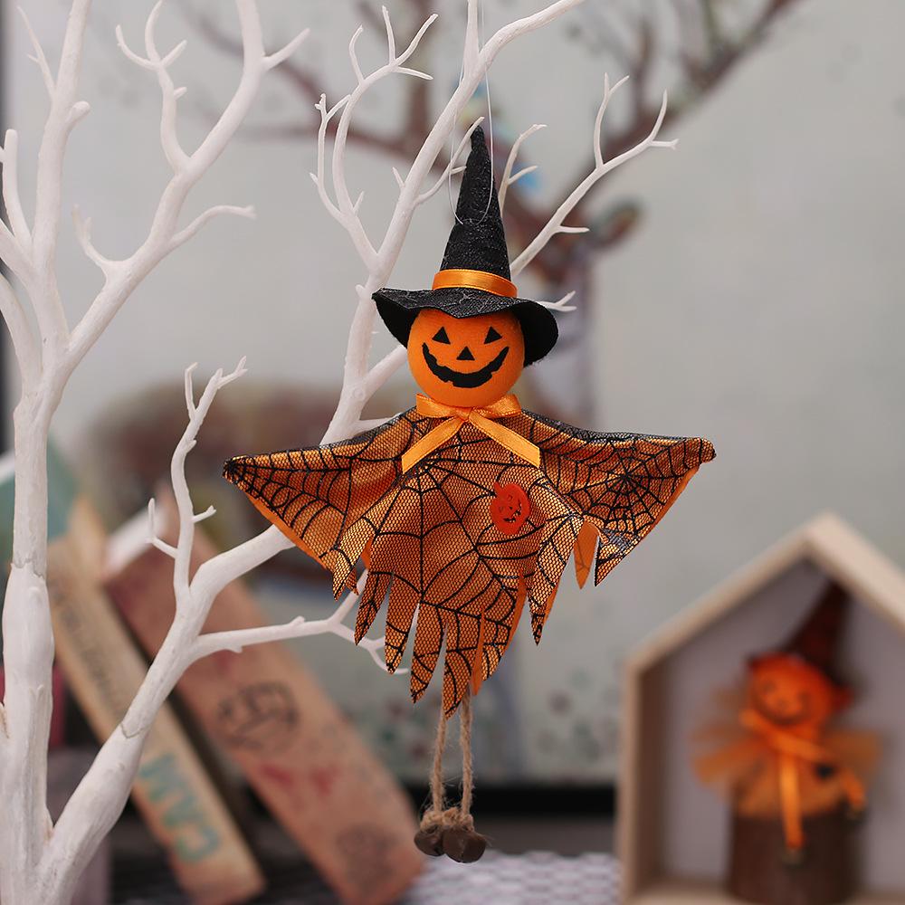 Halloween Decor: Pumpkin Witch, Ghost, Cat Dolls & Bell Pendants for Party Costumes
Halloween Decor: Pumpkin Witch, Ghost, Cat Dolls & Bell Pendants for Party Costumes