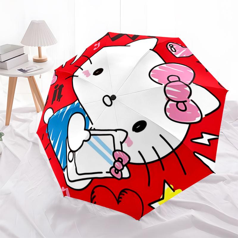 1pc Hello Kitty Automatic Opening/Closing Umbrella with Foldable Design, 8-Rib Iron Frame Outdoor Umbrella, Ideal Gift for Fans, Travelers, Daily Use,
1pc Hello Kitty Automatic Opening/Closing Umbrella with Foldable Design, 8-Rib Iron Frame Outdoor Umbrella, Ideal Gift for Fans, Travelers, Daily Use,