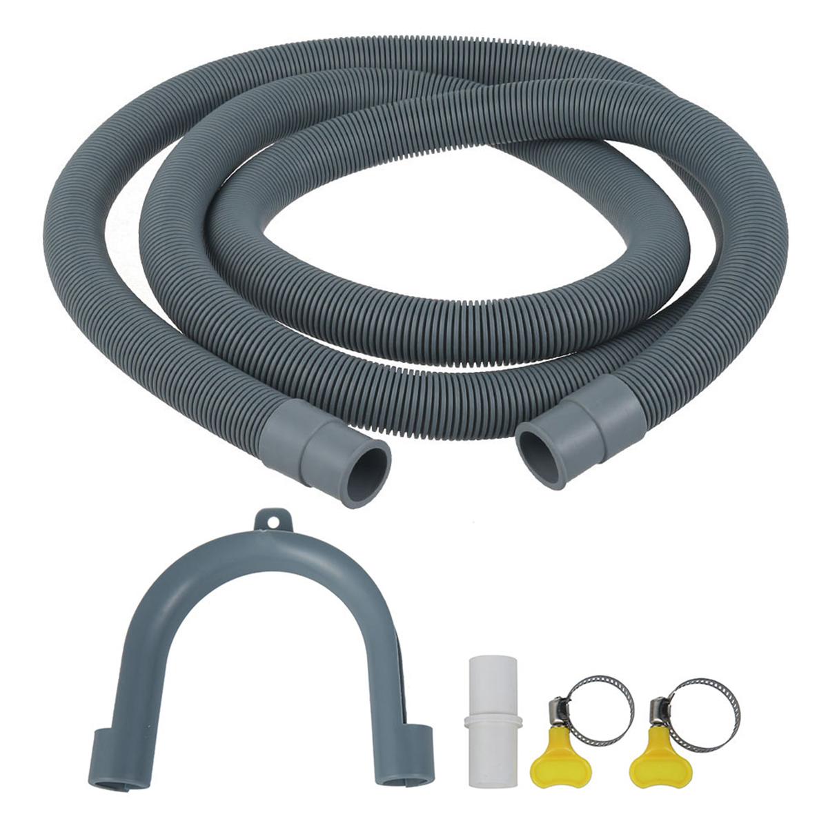 Drain Hose Extension Pipe Kit 6.6FT Universal Replacement Drain Hose Extension Tubes for Washing Machine Washer Dryer Dishwasher
Drain Hose Extension Pipe Kit 6.6FT Universal Replacement Drain Hose Extension Tubes for Washing Machine Washer Dryer Dishwasher