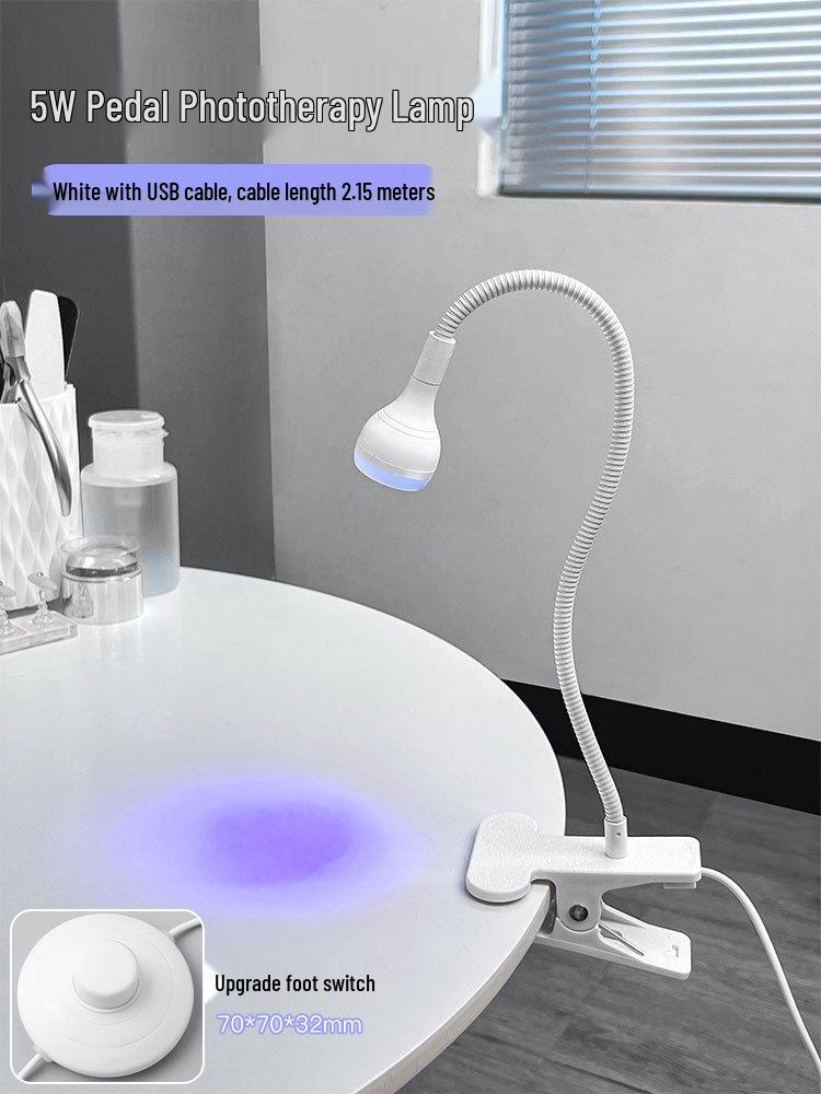 5W Fast-Drying Pedal-Operated Nail Lamp with Movable Clip, Ideal for Nail Salons, Shaping, Rhinestone Application, and UV Glue Curing.
5W Fast-Drying Pedal-Operated Nail Lamp with Movable Clip, Ideal for Nail Salons, Shaping, Rhinestone Application, and UV Glue Curing.