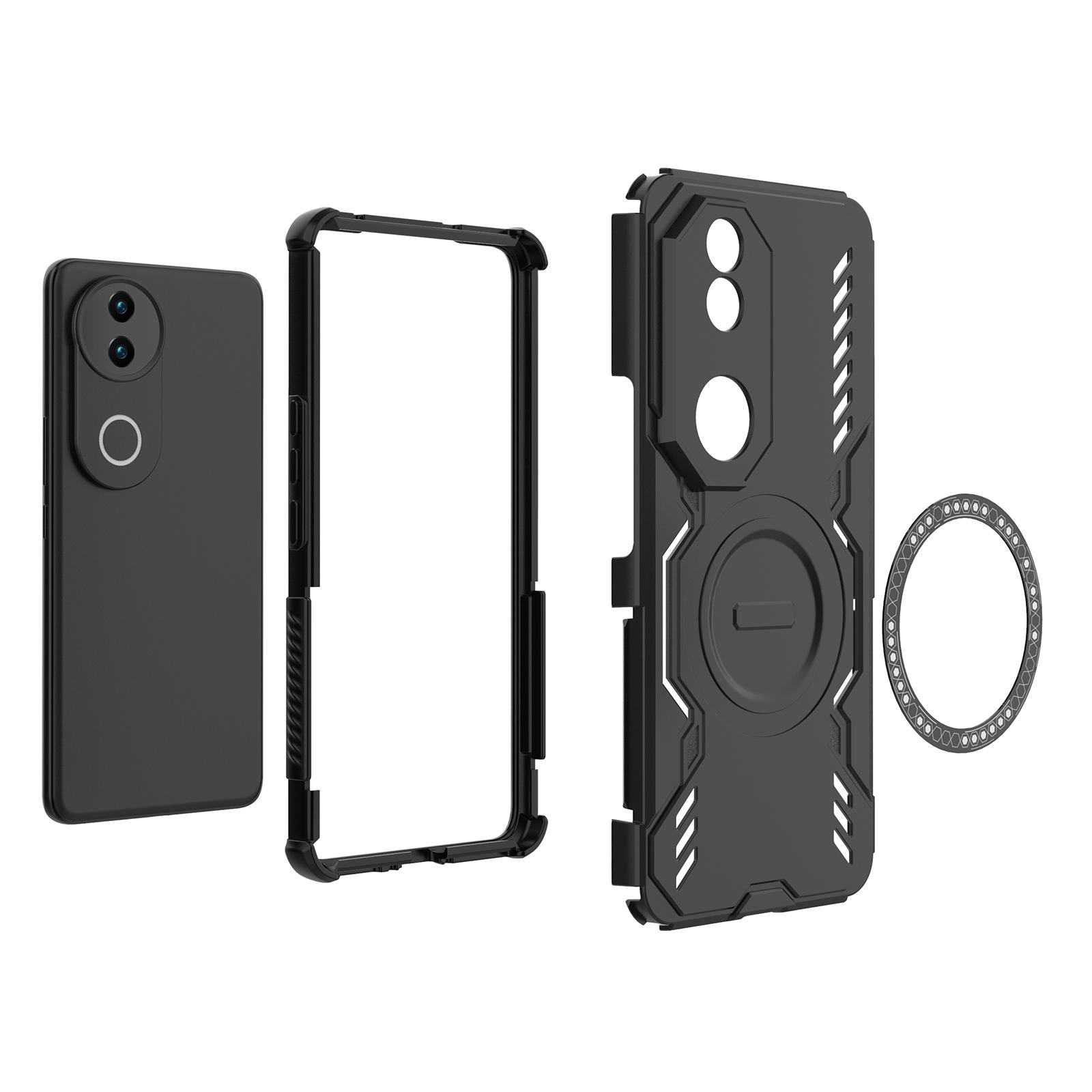 For vivo V50 5G Magnetic Case Butterfly Armor Hollow Heat Dissipation PC+TPU Phone Cover Red
For vivo V50 5G Magnetic Case Butterfly Armor Hollow Heat Dissipation PC+TPU Phone Cover Red