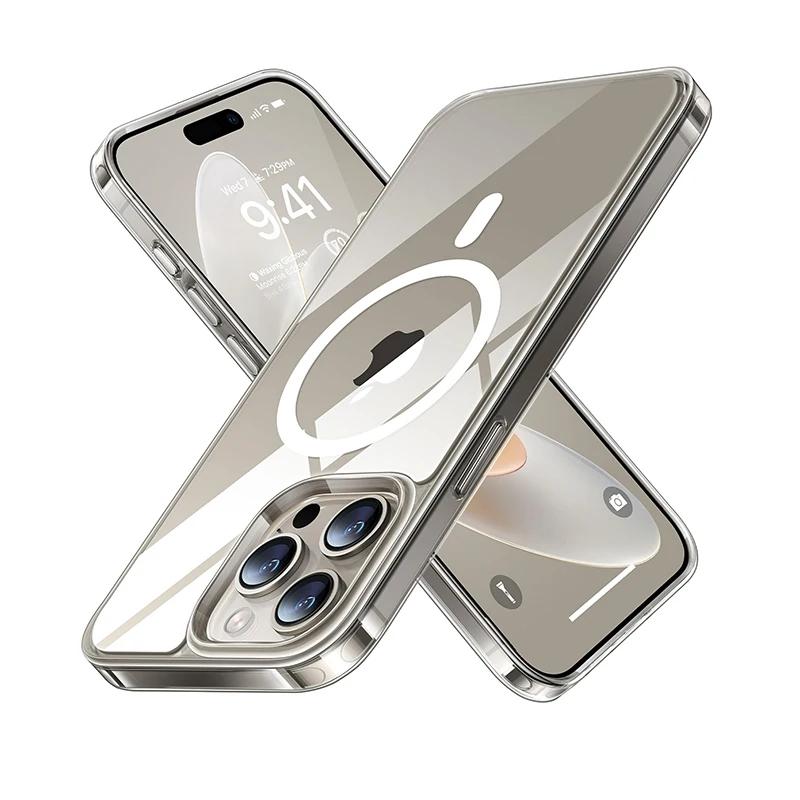 Прозрачный магнитный чехол для Apple iPhone 15 14 13 12 11 Pro Max Plus 13 12 Mini XS Max XR 8 7 SE SE2 с прозрачной крышкой Magsafe For iphoneSE3
Прозрачный магнитный чехол для Apple iPhone 15 14 13 12 11 Pro Max Plus 13 12 Mini XS Max XR 8 7 SE SE2 с прозрачной крышкой Magsafe For iphoneSE3