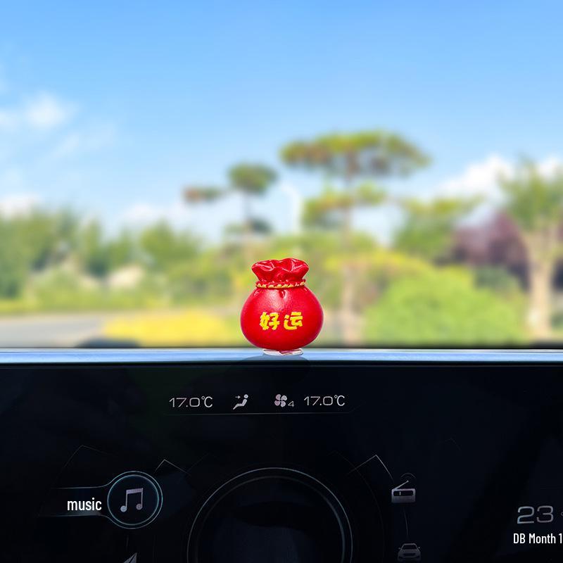 Lucky Fortune Bag Car Ornament for Console or Passenger Side Various options, see details page
Lucky Fortune Bag Car Ornament for Console or Passenger Side Various options, see details page