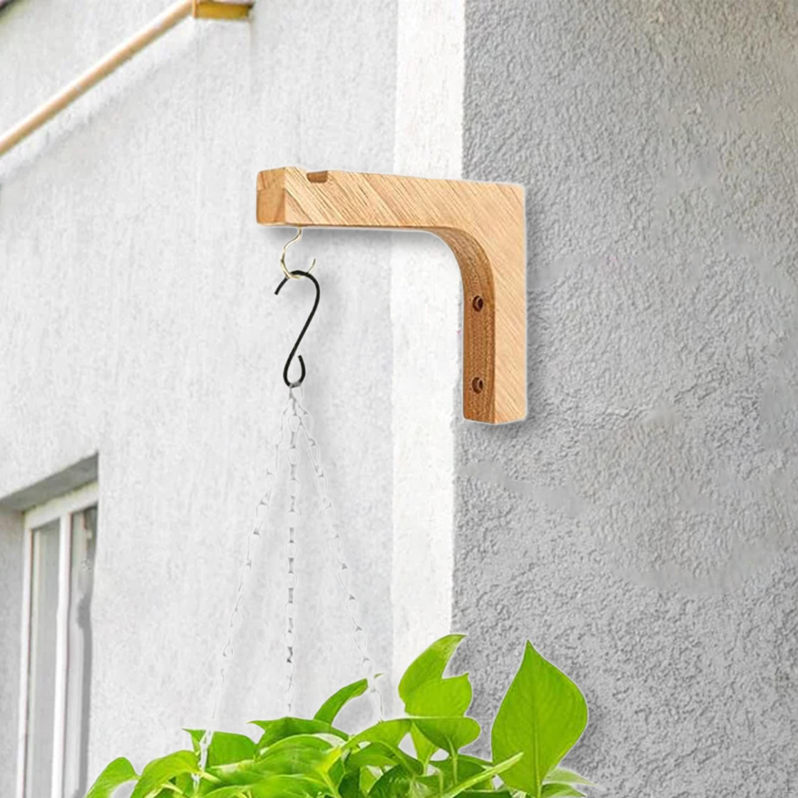 Hanging Plant Hook Ornament Compact Wooden Bracket Hanger for Planter Indoor
Hanging Plant Hook Ornament Compact Wooden Bracket Hanger for Planter Indoor