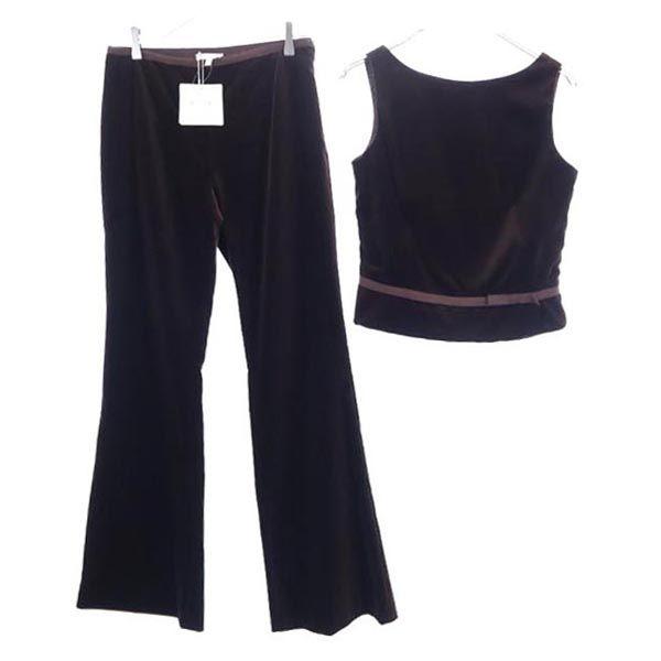 unused PAULE KA No sleeve Velor-like Cut Setup 40 tea Flare pants Women Used
unused PAULE KA No sleeve Velor-like Cut Setup 40 tea Flare pants Women Used