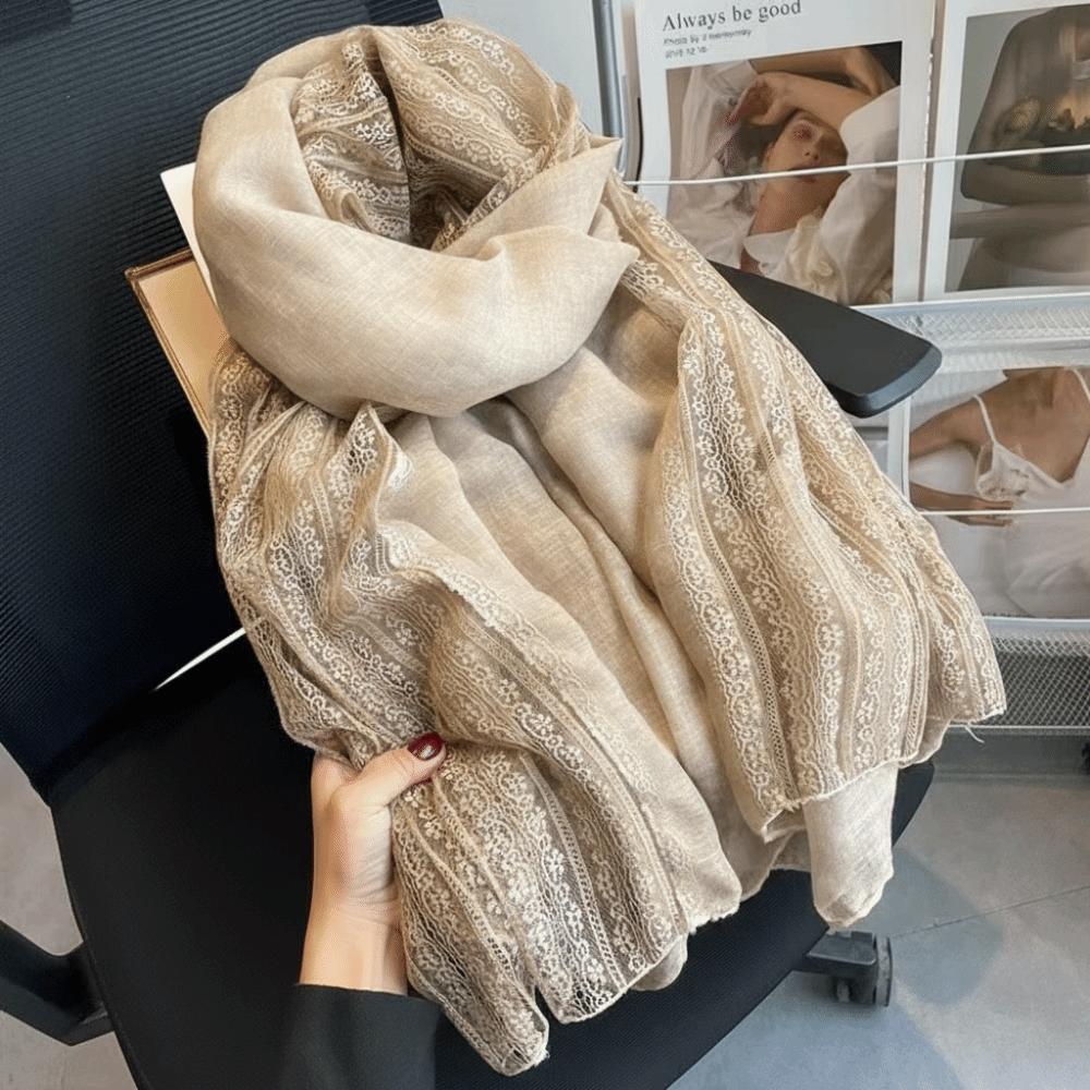Versatile Linen Scarf Thin Elegant Cotton Scarf Sun Protection Breathable Shoulder Wrap Summer Spring Autumn for Women хакі
Versatile Linen Scarf Thin Elegant Cotton Scarf Sun Protection Breathable Shoulder Wrap Summer Spring Autumn for Women хакі